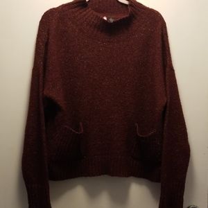 Oversized Mock Neck Sweater